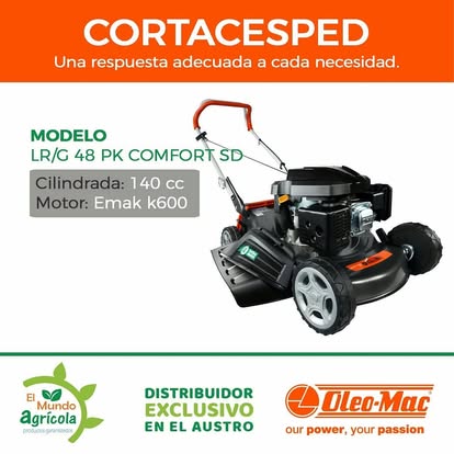 Cortacésped Oleo-Mac LR/G 48 PK Comfort SD