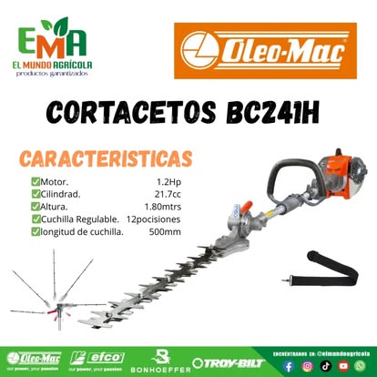 Cortasetos Oleo-Mac BC 241 H