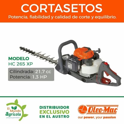 Cortasetos Oleo-Mac HC 265 XP