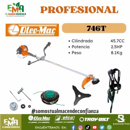 Desbrozadora Oleo-Mac 746 T