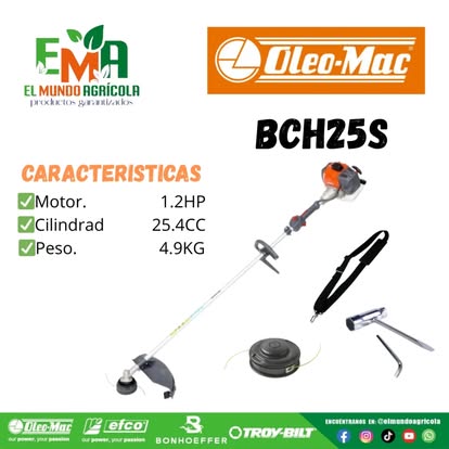 Desbrozadora Oleo-Mac BCH 25 S