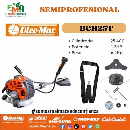 Desbrozadora Oleo-Mac BCH 25 T