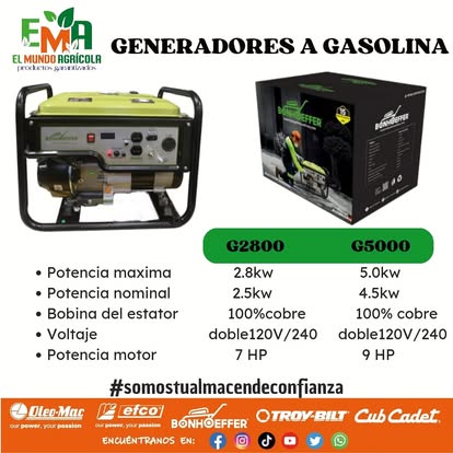 Generador Bonhoeffer G2800