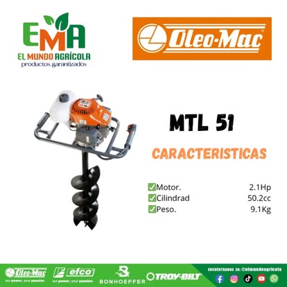 Hoyadora Oleo-Mac MTL 51