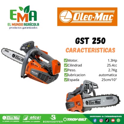 Motosierra Oleo-Mac GST 250