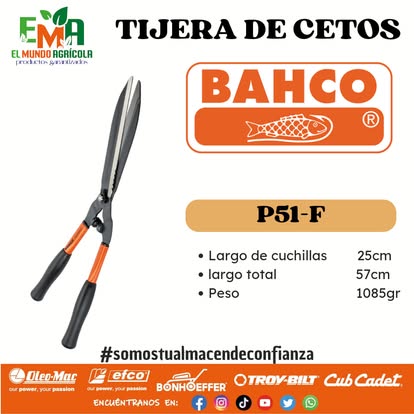 Tijera de cetos Bahco P51-F